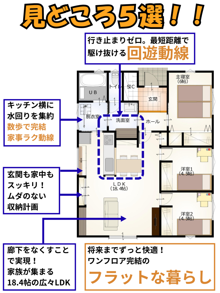 ダイニングから見た景色